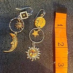 sun and moon earrings
